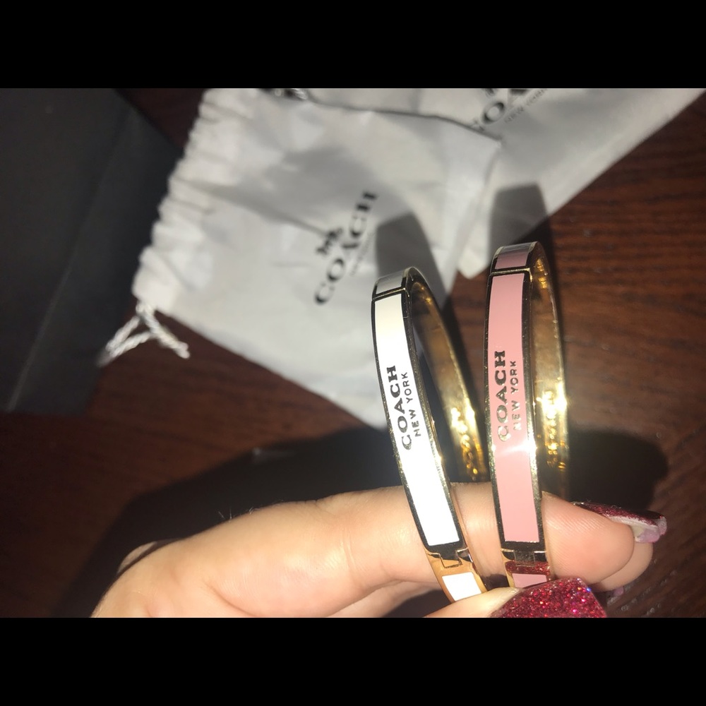2 coach bangles with packaging. Selling both